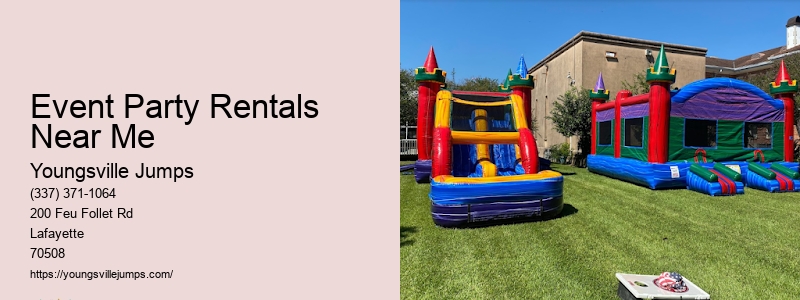 Jumping Rentals For Parties Near Me